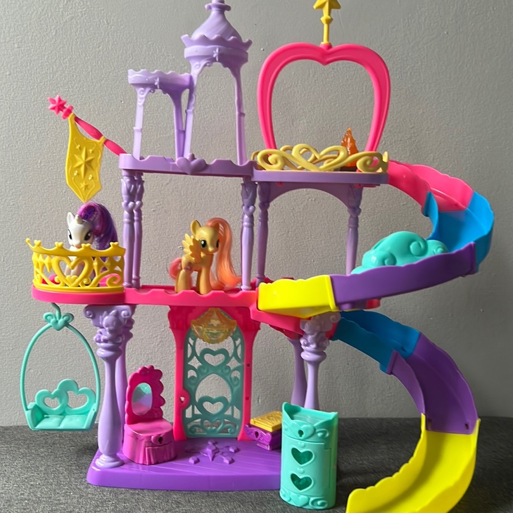 My Little Pony Castle  with Slide and Swing